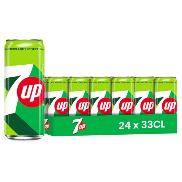 7up citron – Pack de 24 Canettes 33 cl | Grossiste Boissons et épiceries France | DESTOCK BREIZH DISTRIBUTION