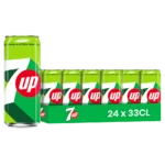 7up citron – Pack de 24 Canettes 33 cl | Grossiste Boissons et épiceries France | DESTOCK BREIZH DISTRIBUTION