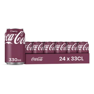 Coca-Cola cherry – Pack de 24 Canettes 33 cl | Grossiste Boissons et épiceries France | DESTOCK BREIZH DISTRIBUTION