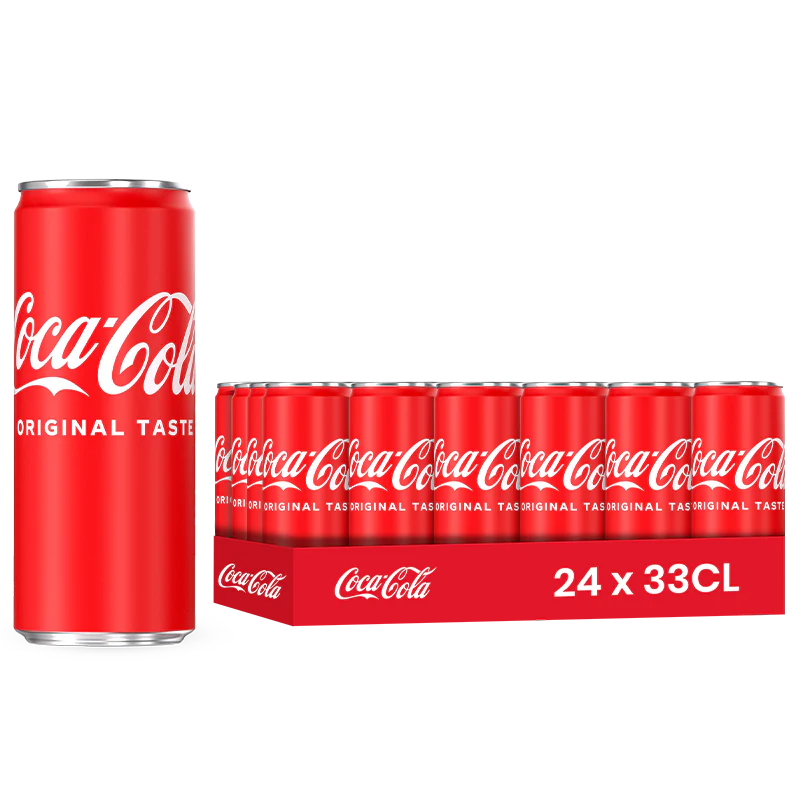 Coca-Cola classic – Pack de 24 Canettes 33 cl | Grossiste Boissons et épiceries France | DESTOCK BREIZH DISTRIBUTION