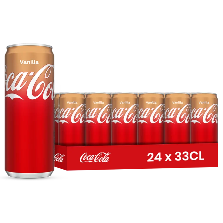 Coca-Cola vanille – Pack de 24 Canettes 33 cl | Grossiste Boissons et épiceries France | DESTOCK BREIZH DISTRIBUTION