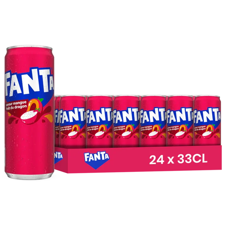 Fanta Dragon – Pack de 24 Canettes 33 cl | Grossiste Boissons et épiceries France | DESTOCK BREIZH DISTRIBUTION