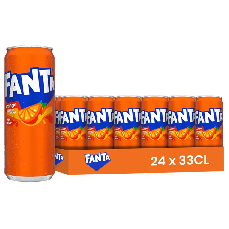 Fanta tunisienne – Pack de 24 Canettes 33 cl | Grossiste Boissons et épiceries France | DESTOCK BREIZH DISTRIBUTION