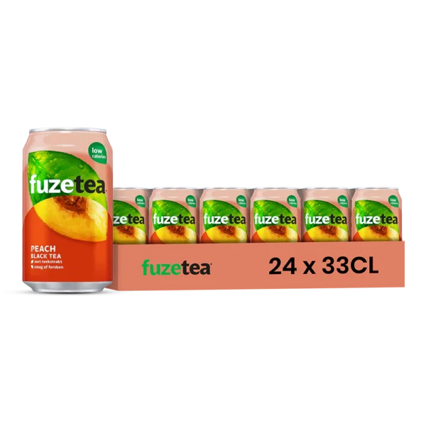 Fuze Tea – Pack de 24 Canettes 33 cl Grossiste Boissons et épiceries France DESTOCK BREIZH DISTRIBUTION