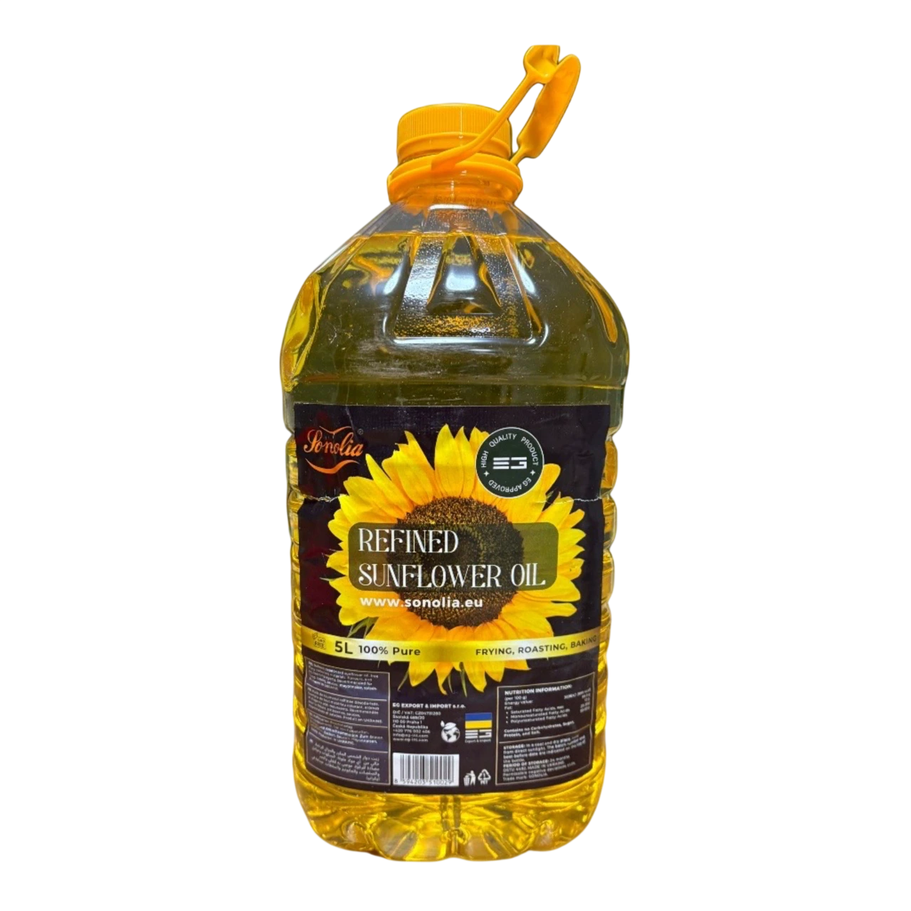 Huile 100 tournsol – Bouteille plastique 5 L Grossiste Boissons et épiceries France DESTOCK BREIZH DISTRIBUTION