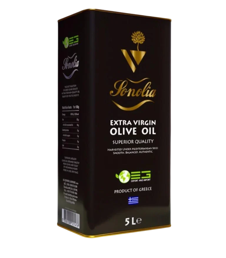 Huile Dolive extra vierge – Bidon métallique 5 L Grossiste Boissons et épiceries France DESTOCK BREIZH DISTRIBUTION