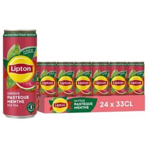 Lipton pastèque – Pack de 24 Canettes 33 cl Grossiste Boissons et épiceries France DESTOCK BREIZH DISTRIBUTION