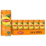 Lipton pêche – Pack de 24 Canettes 33 cl | Grossiste Boissons et épiceries France | DESTOCK BREIZH DISTRIBUTION