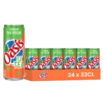 Oasis thé pêche – Pack de 24 Canettes 33 cl | Grossiste Boissons et épiceries France | DESTOCK BREIZH DISTRIBUTION