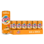 Oasis tropical – Pack de 24 Canettes 33 cl | Grossiste Boissons et épiceries France | DESTOCK BREIZH DISTRIBUTION
