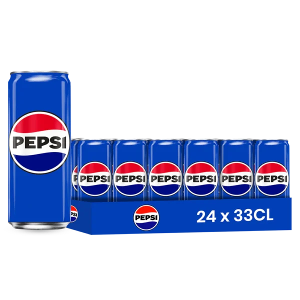 Pepsi – Pack de 24 Canettes 33 cl Grossiste Boissons et épiceries France DESTOCK BREIZH DISTRIBUTION