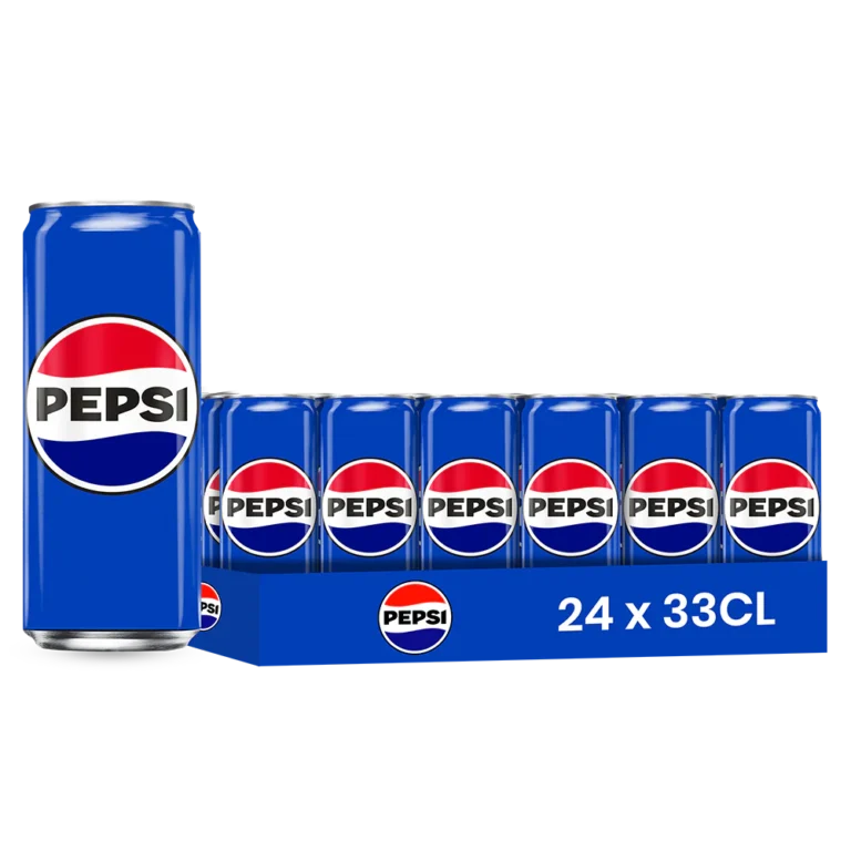 Pepsi – Pack de 24 Canettes 33 cl Grossiste Boissons et épiceries France DESTOCK BREIZH DISTRIBUTION