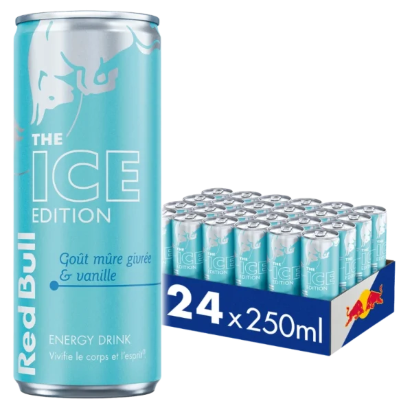 Red Bull Ice Edition – Pack de 24 Canettes 25 cl | Grossiste Boissons et épiceries France | DESTOCK BREIZH DISTRIBUTION