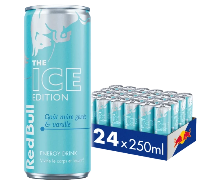 Red Bull Ice Edition – Pack de 24 Canettes 25 cl | Grossiste Boissons et épiceries France | DESTOCK BREIZH DISTRIBUTION
