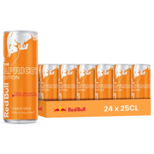 Red Bull The Apricot Edition – Pack de 24 Canettes 25 cl | Grossiste Boissons et épiceries France | DESTOCK BREIZH DISTRIBUTION