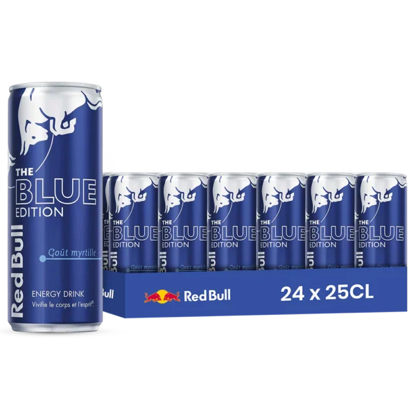 Red Bull The Blue Edition – Pack de 24 Canettes 25 cl | Grossiste Boissons et épiceries France | DESTOCK BREIZH DISTRIBUTION