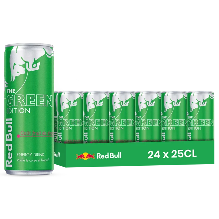 Red Bull The Green Edition – Pack de 24 Canettes 25 cl | Grossiste Boissons et épiceries France | DESTOCK BREIZH DISTRIBUTION