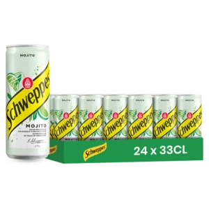 Schweppes mojito – Pack de 24 Canettes 33 cl | Grossiste Boissons et épiceries France | DESTOCK BREIZH DISTRIBUTION