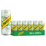 Schweppes mojito – Pack de 24 Canettes 33 cl | Grossiste Boissons et épiceries France | DESTOCK BREIZH DISTRIBUTION