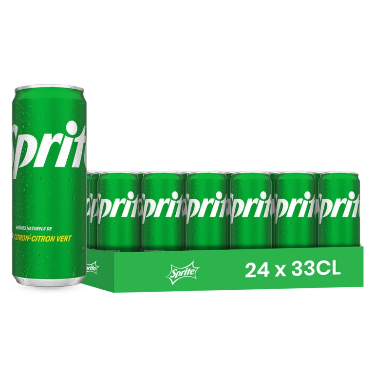 Sprite – Pack de 24 Canettes 33 cl | Grossiste Boissons et épiceries France | DESTOCK BREIZH DISTRIBUTION
