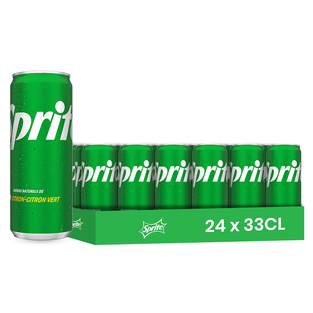 Sprite – Pack de 24 Canettes 33 cl | Grossiste Boissons et épiceries France | DESTOCK BREIZH DISTRIBUTION