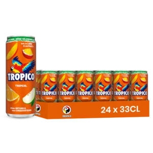 Tropico – Pack de 24 Canettes 33 cl | Grossiste Boissons et épiceries France | DESTOCK BREIZH DISTRIBUTION