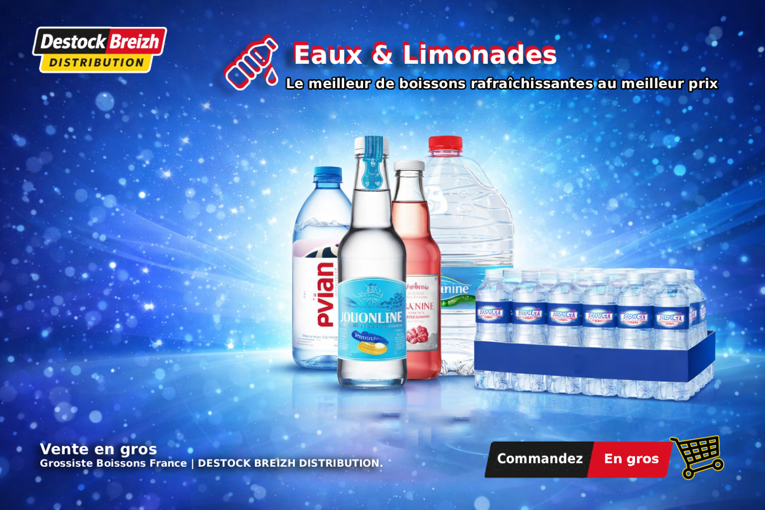 grossiste eaux et limonades en france